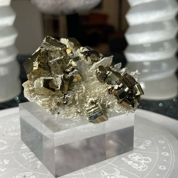 Rainbow Pyrite Cluster- RPC1